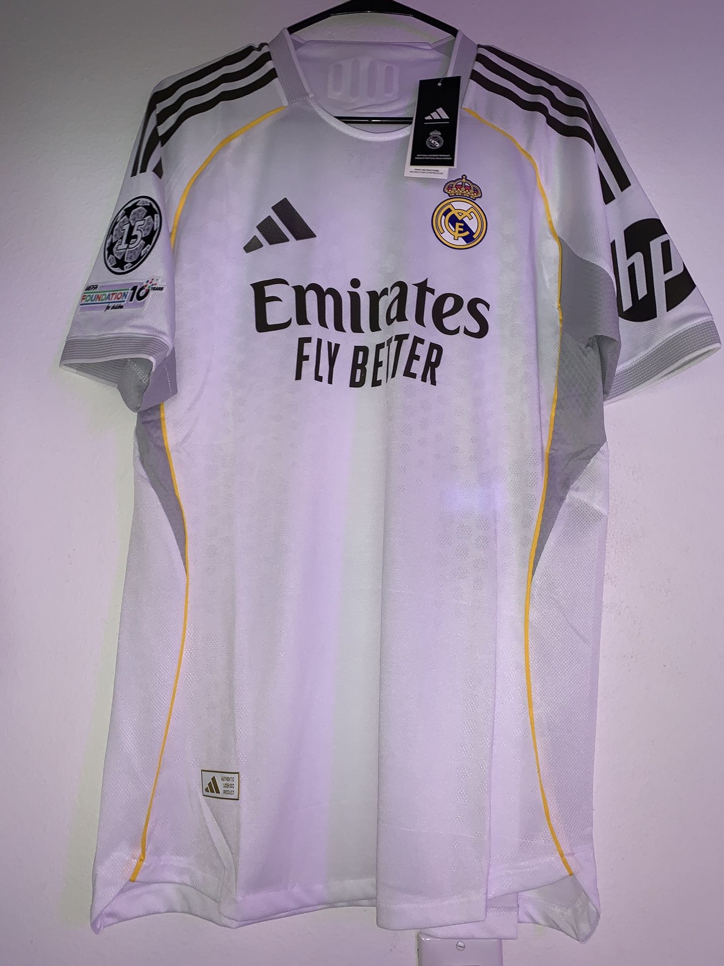 Real Madrid Authentic Player Jersey 