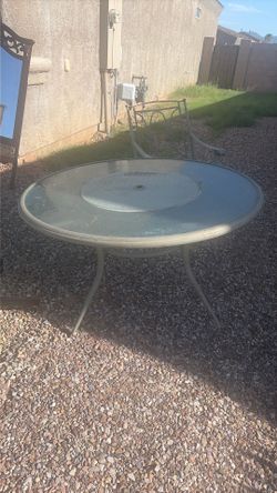 Outdoor Table With Four Chairs