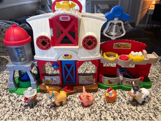 Fisher-Price Little People barn, farm with farmer and animals