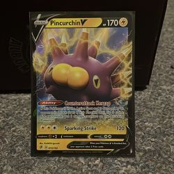 Pinchurchin V Pokémon Card