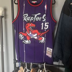 Vince Carter Raptors Basketball Jersey Mitchell and Ness
