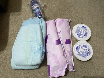 Postpartum Care Package (Witch Hazel PADS, Dermoplast, Frida Ice Max Pads)