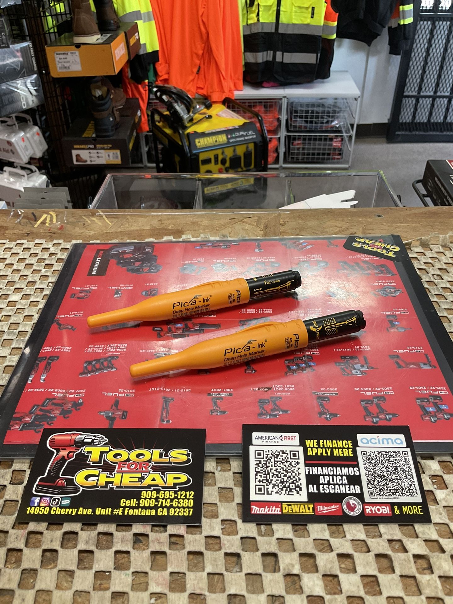 PICA Ink Deep Hole Marker- Black $10 EACH