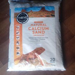 Brand New Natural Calcium Sand For Reptiles 20 Lb Bag Read Description