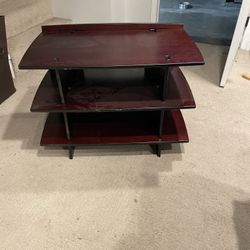 Wood Multi Level TV Stand 