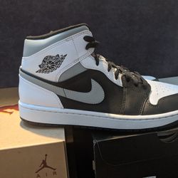 Jordan 1 Mid White Shadow 10.5m