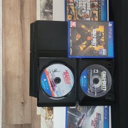 PS4 + 2 Controllers with Games