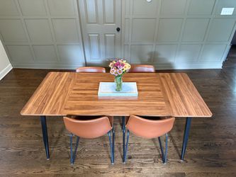 Dining Table Set with 4 Chairs – 71”