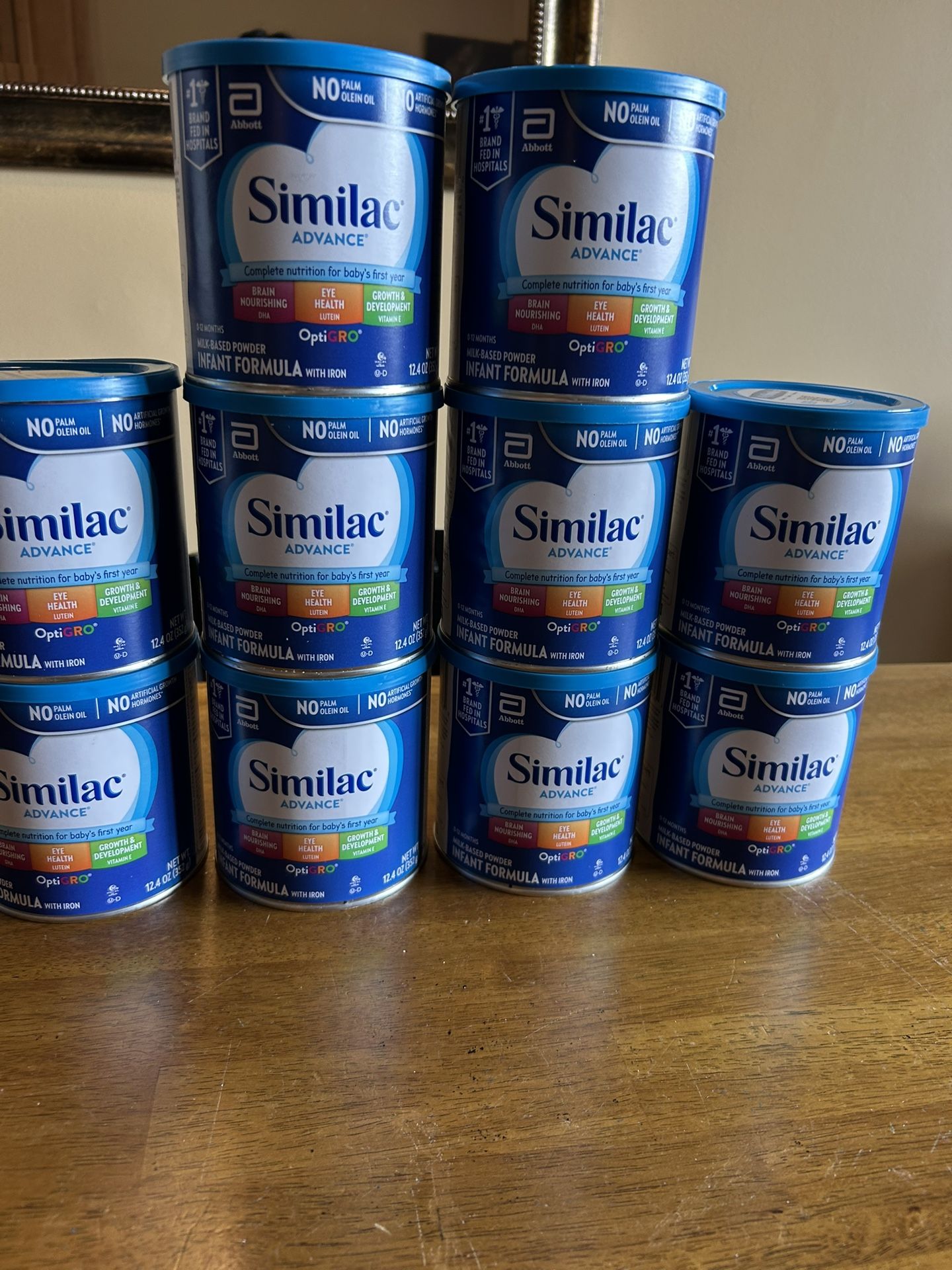 10 Cans Similac Advance Powered Baby Formula