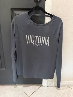 New Victoria's Secret Victoria Sport Long Sleeve Cut Out Back Top size S