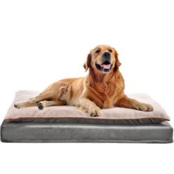 Dog Bed with Cooling Gel Memory Foam