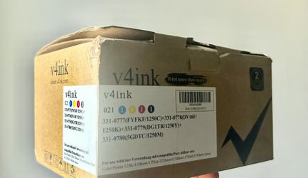 NEW  V4ink 021 4 Pack toner cartridges 