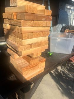 DIY giant jenga