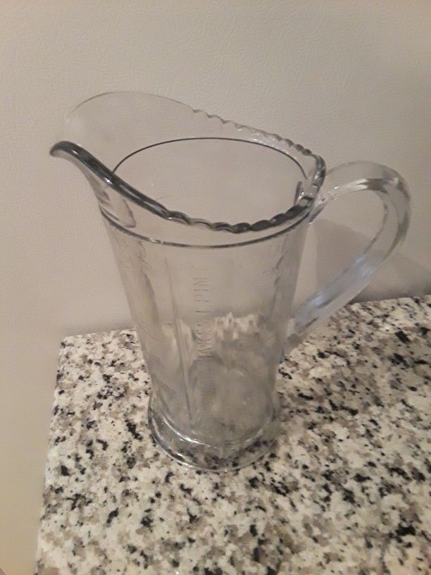 1 Quart Measuring Cup Depression-era Measuring Pitcher