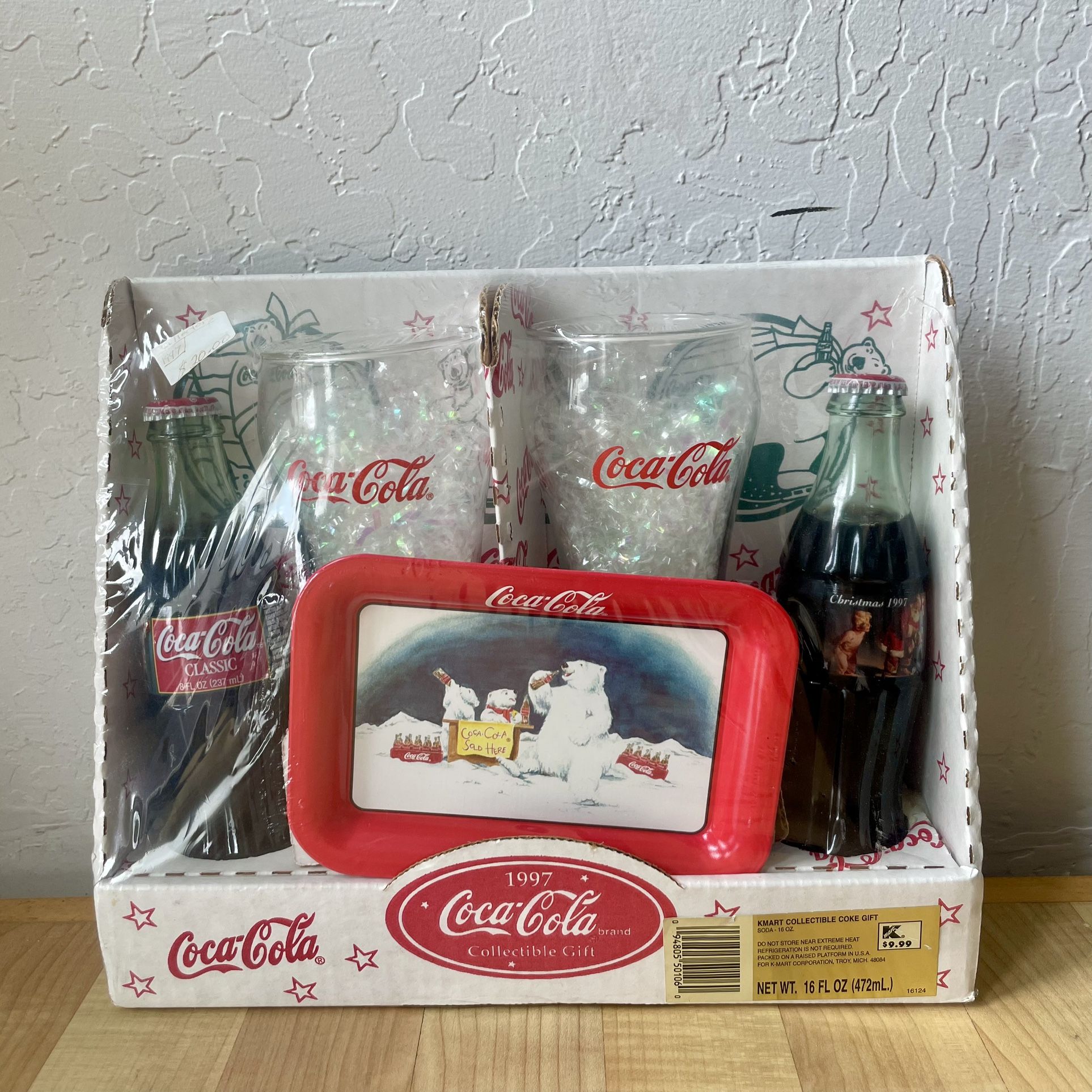 Vintage 1997 Coca-Cola Collectible Gift Set Sold By K-Mart