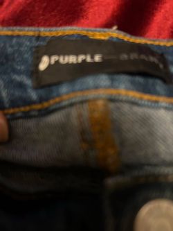Purple jeans