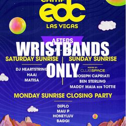 EDC Wristband Only Camp Access