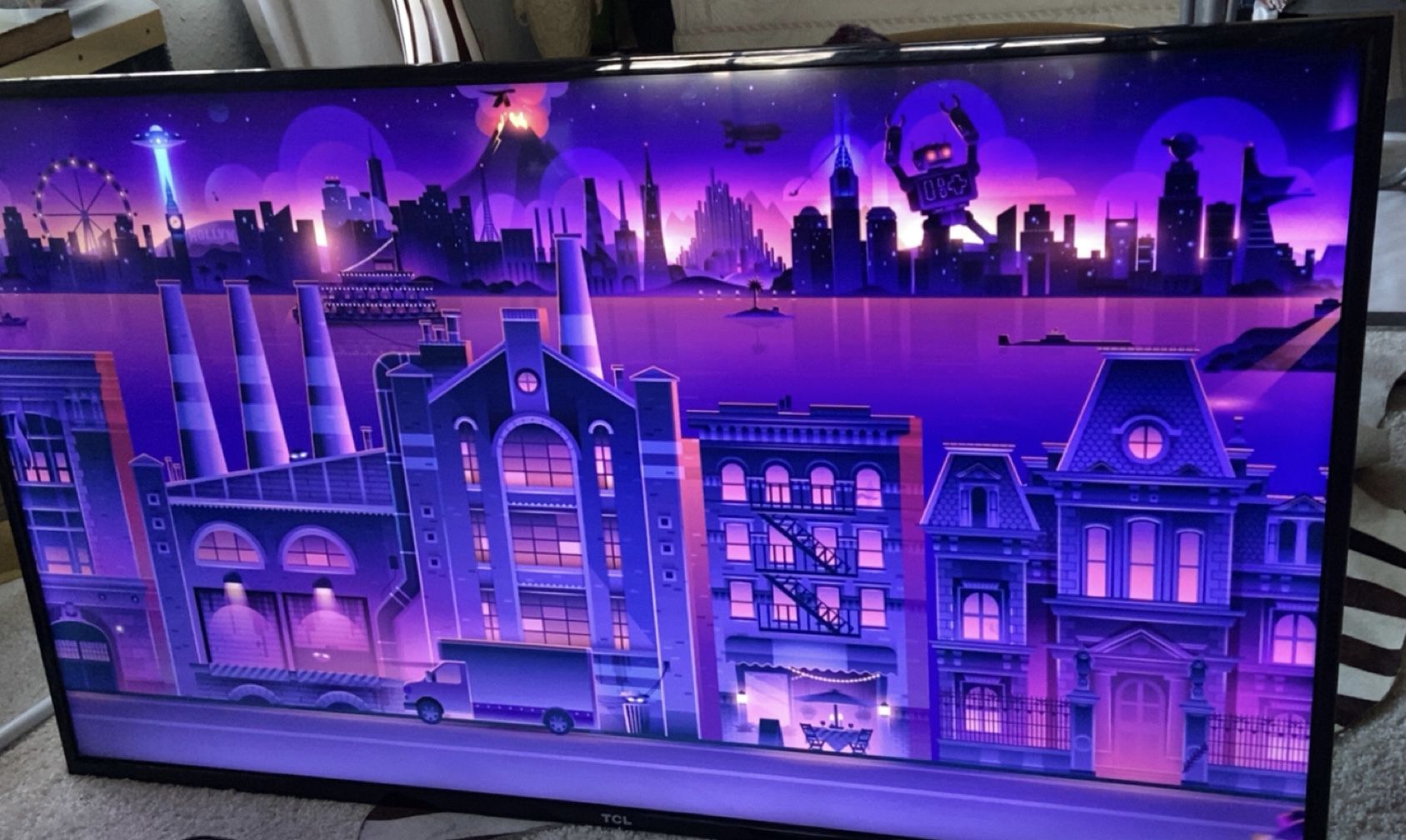 TCL 55 Inch TV In Great Condition Free Swivel Mount