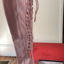 SZ 8 Pink Thigh High (Pleaser Brand) Boots