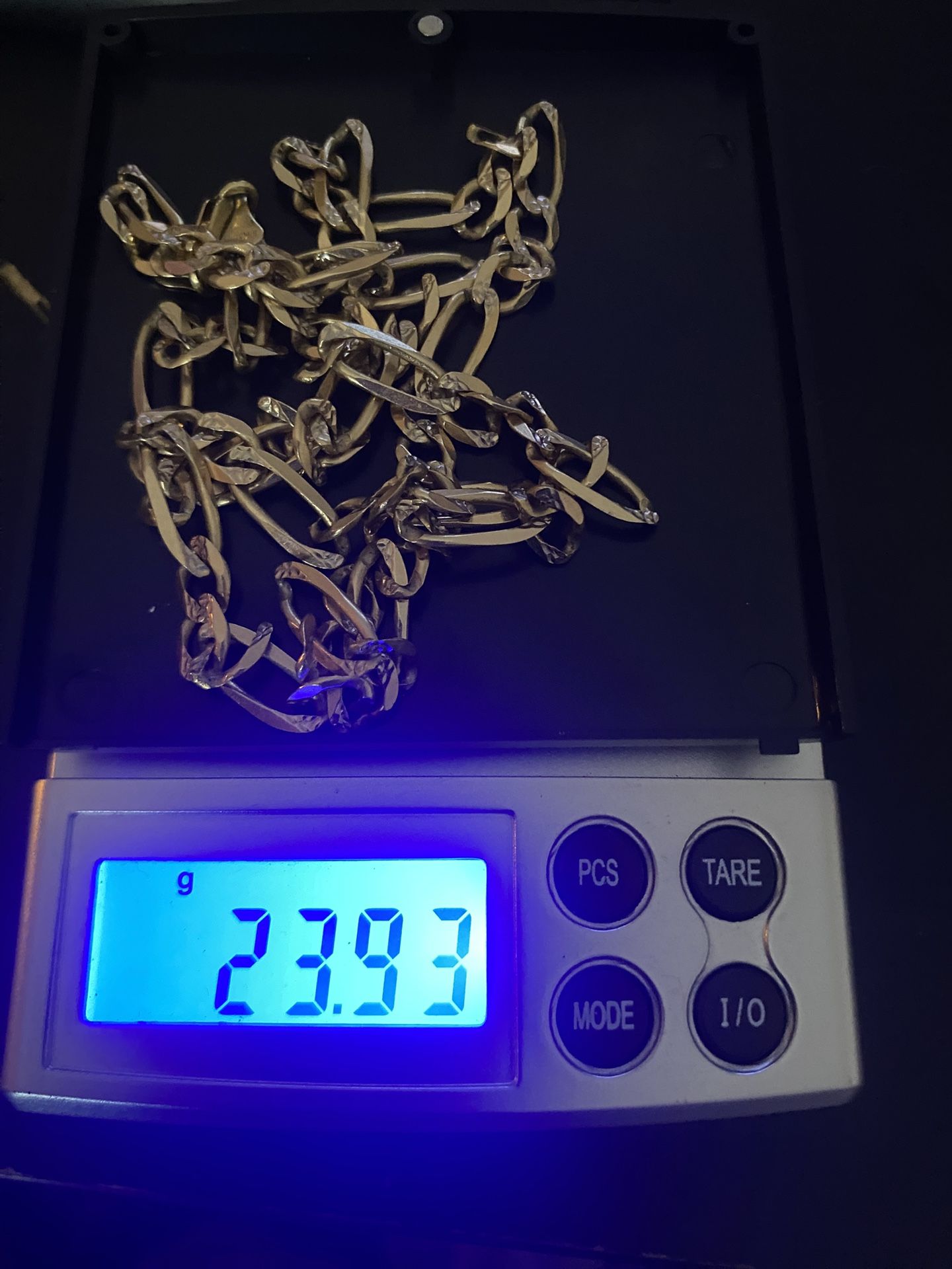 10k GOLD CHAIN FIGARO LINK