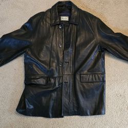 Men's Reiley Olmes Black Leather Jacket