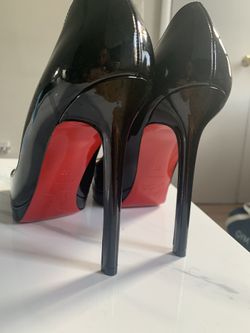 CHRISTIAN LOUBOUTIN* heels, Pigalle Plato Patent size 39
