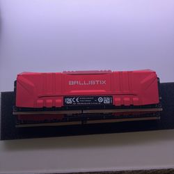 2x ballistix ddr4 16gb ram sticks