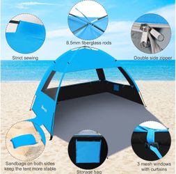 Beach camping tent