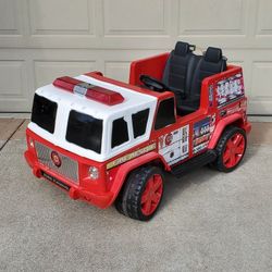 Kid Motorz 12V Fire Engine Two Seater Powered Ride-On

