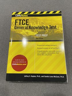 FTCE CliffNotes Test Prep Book