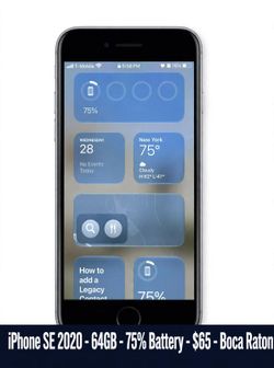 iPhone SE 2020 64GB - White