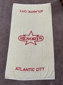 Vintage Trump Resorts Casino Beach Towel