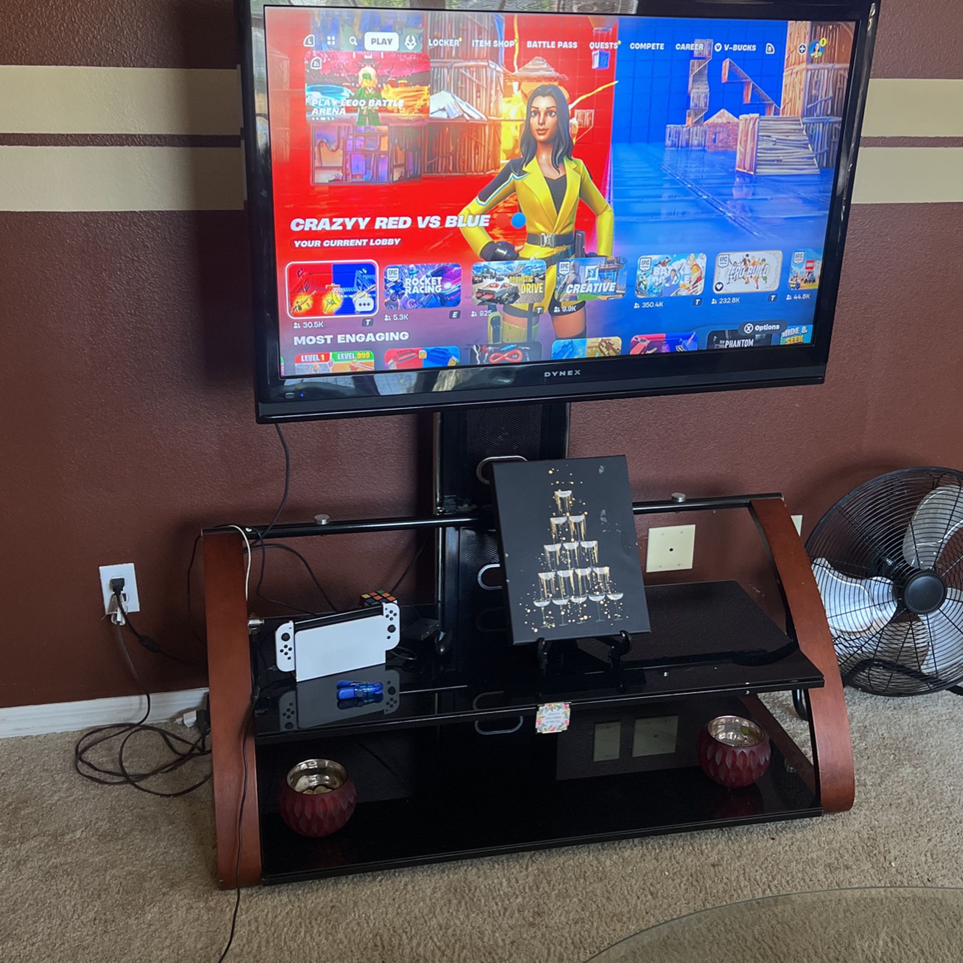 Dynex 46 “ Tv Plus Stand FOR SALE 
