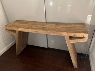 Rustic Reclaimed-Style Wood Console / Sofa Table – 58” x 30" x  14.75"