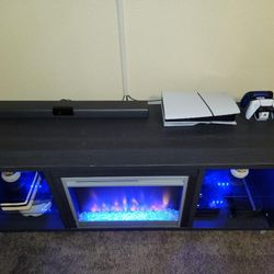 Tv Stand  With Heating Fireplace 