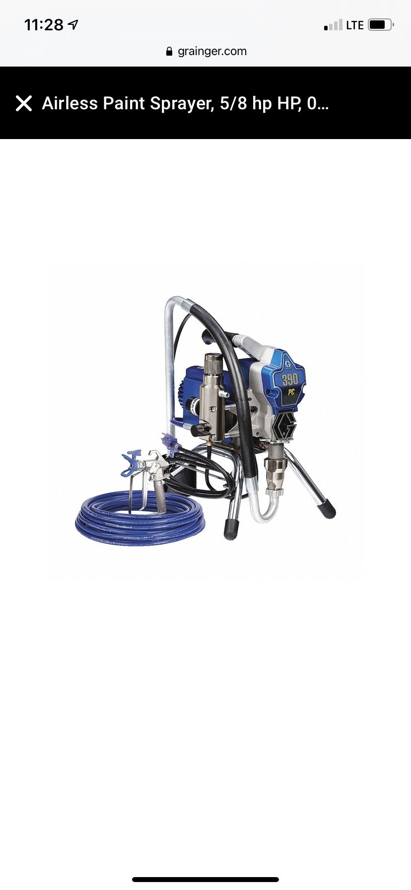 Graco Airless Paint Sprayer