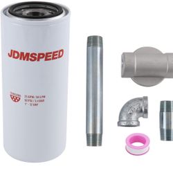 DICMIC 1200KTF7018 Fuel Filter Spin-on Particulate Replacement for Transfer Pump FR112 FR1210G FR610G 25 GPM 3/4” with 1200KTG9075 Filter Head and 3/4