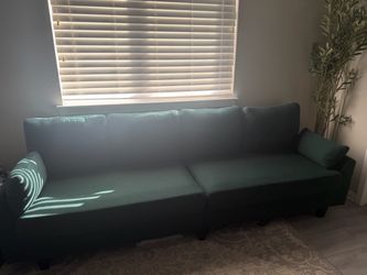 Green couch