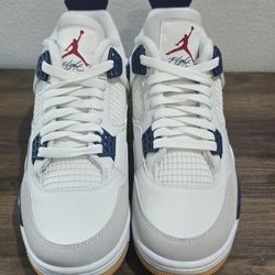 Nike SB X Air Jordan 4 Retro Navy DR5415-100 Size 9