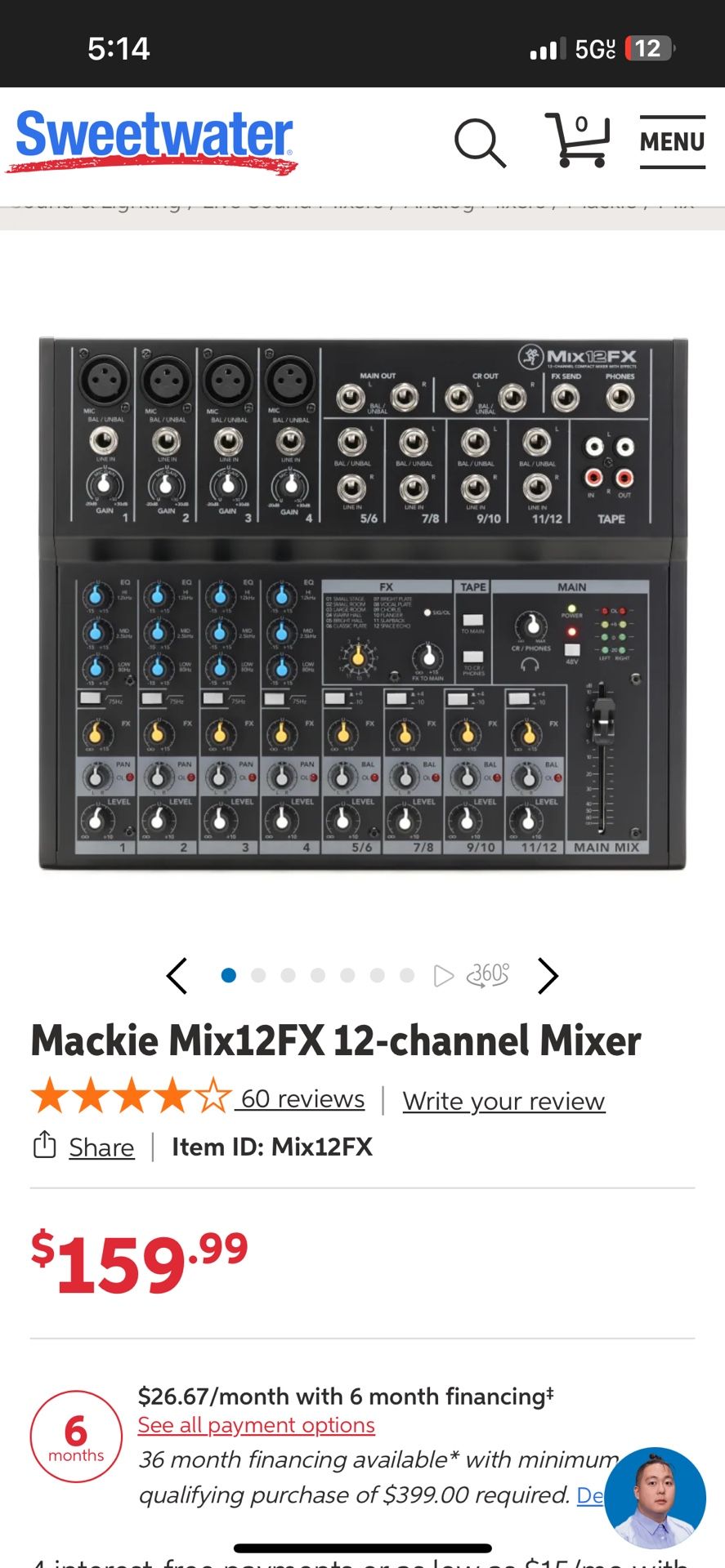 Mackie Mixer