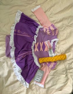 Disney Baby Rapunzel from Tangled costume dress with headband Size: 3/6  and 9/12 months
