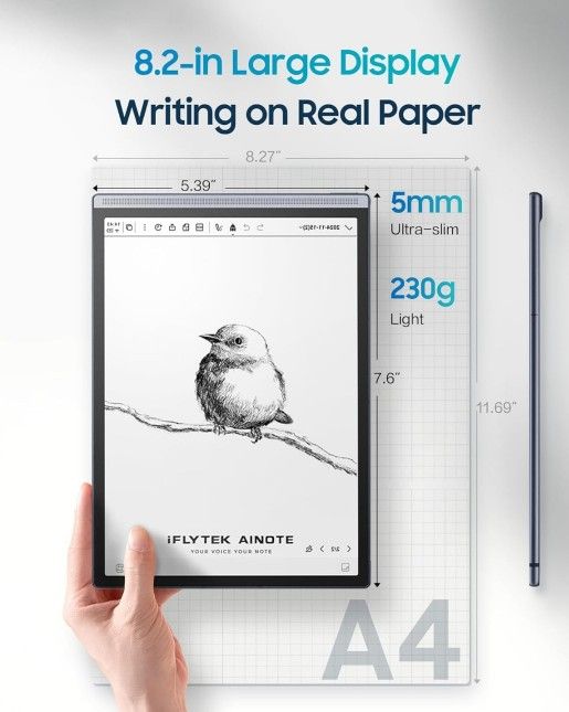 iflytek AiNote AIR 2 TABLET/SKETCHPAD/ORGANIZER/AI ENABLED