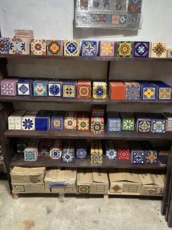 Talavera Tile Size 4x4 $1 Per Piece $1 Dls Por Pieza 