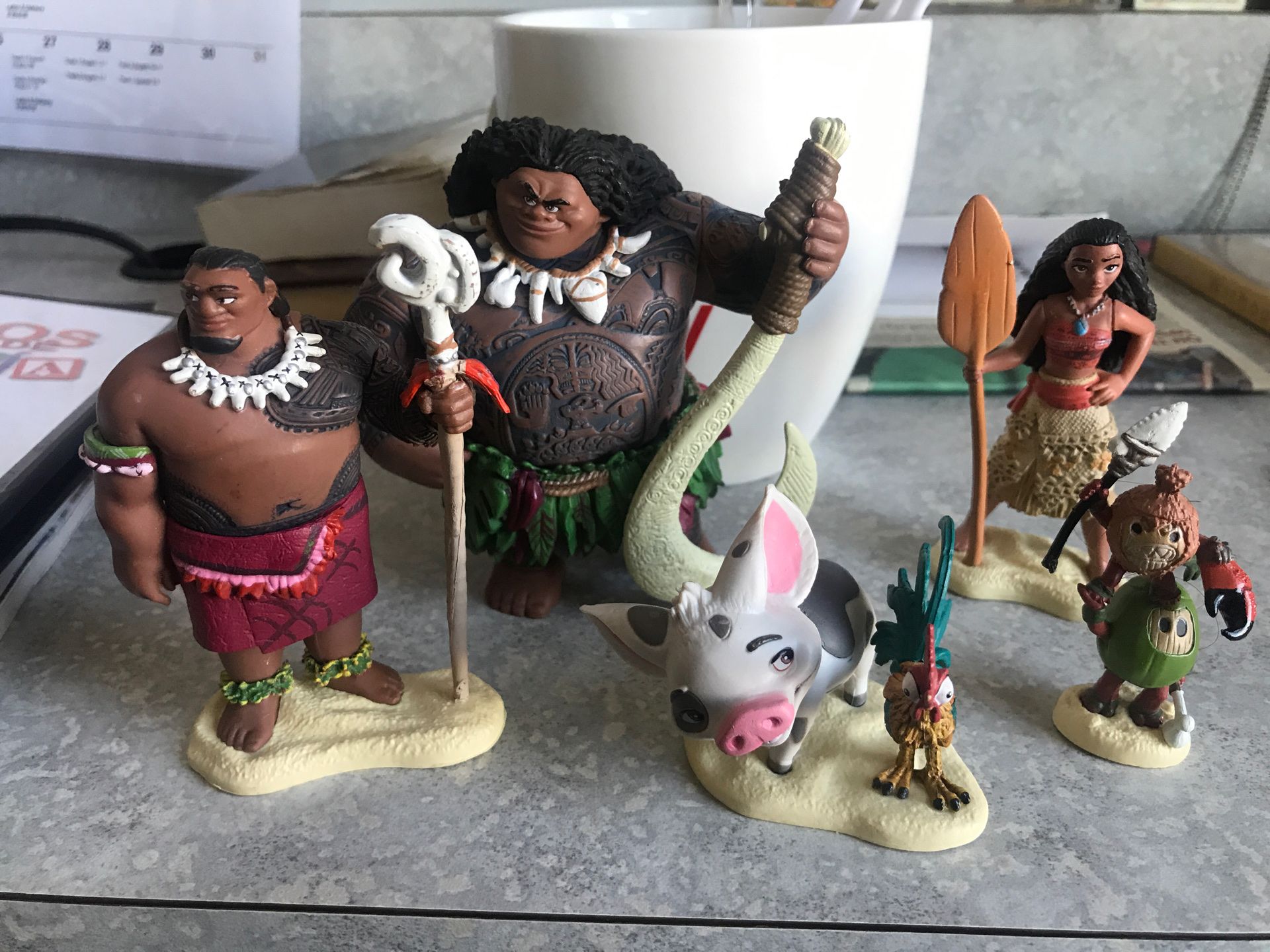 Moana Disney figures (all 5)
