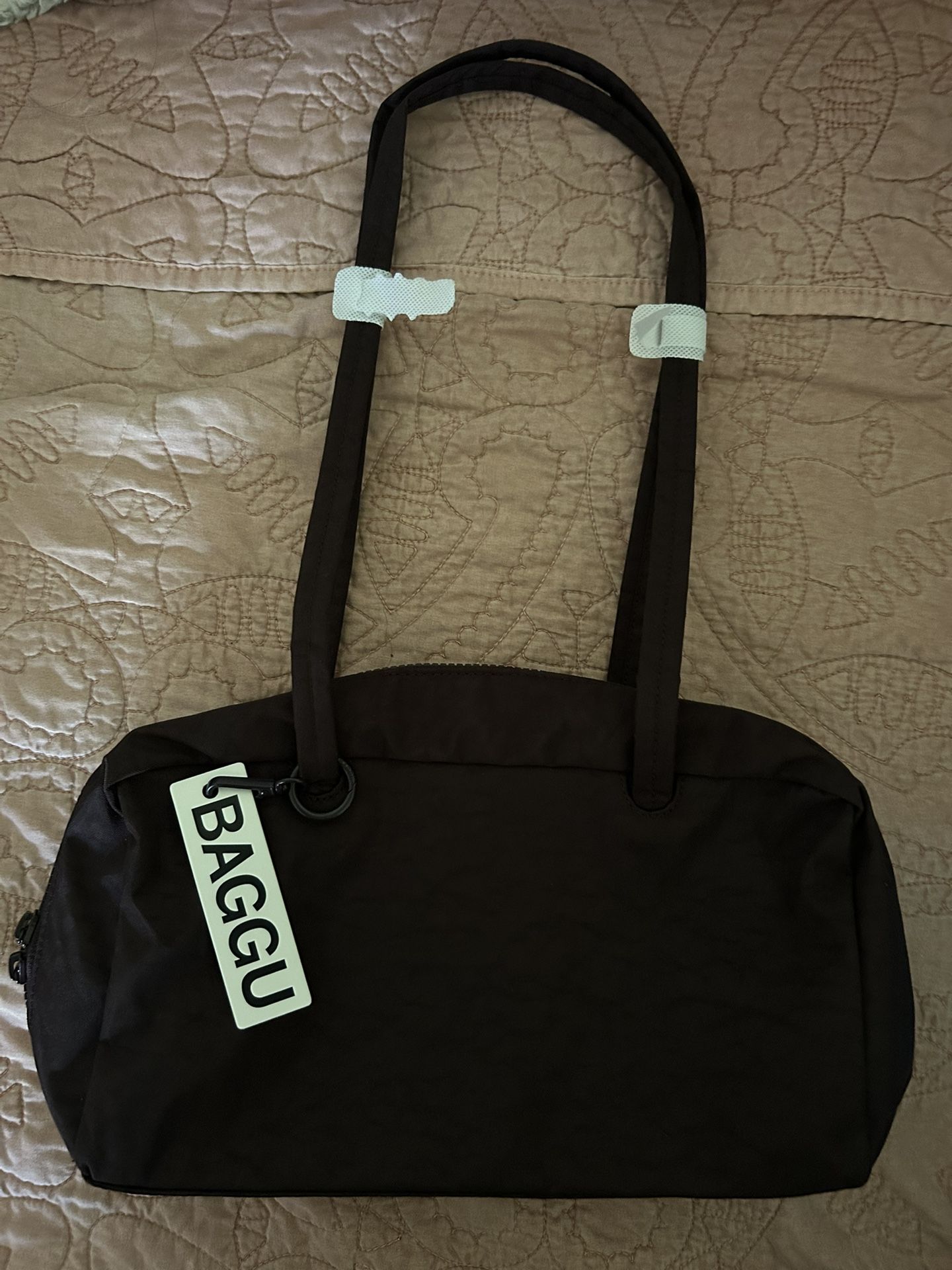 Baggu Bowler Bag Chocolate Plum