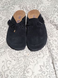 Birkenstock Black Boston clogs