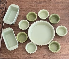 Green Baking Dish Set