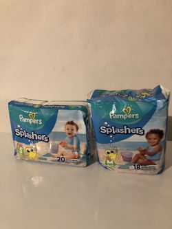 Pampers splashes