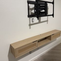 Floating TV stand $50 Brand New in Box