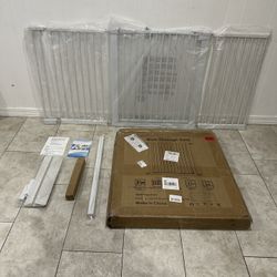 Extra Wide Pet Gate / Baby Gate - Fits Openings 61.61” - 69.48”